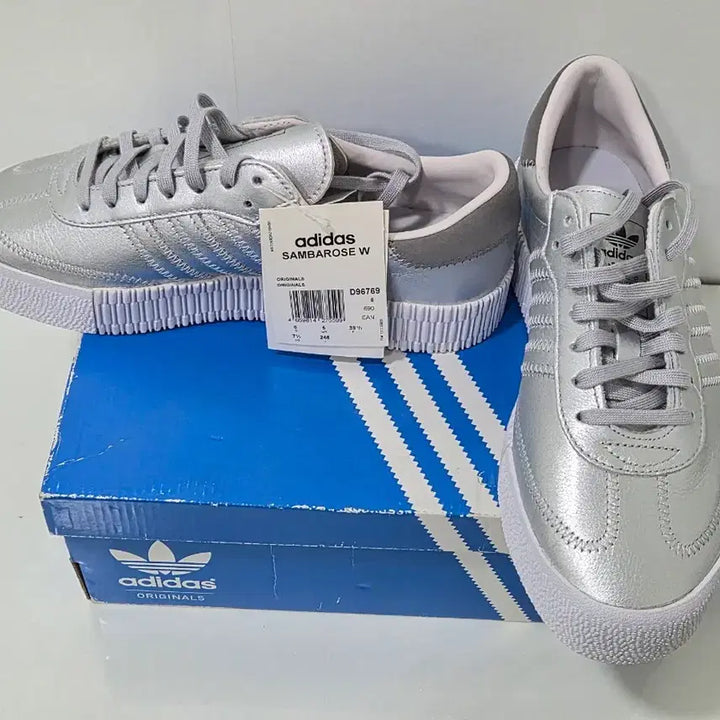 [BUNJANG] Adidas Samba Rose Silver Metallic 245mm / [245]새것ㅡ아디다스 삼바로즈 실버메탈릭