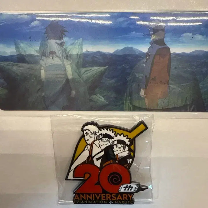 [BUNJANG] Naruto 20th Anniversary Chinese Lottery H-Prize Badge (Sealed) / 나루토 중국쿠지 H상 나루토+특전