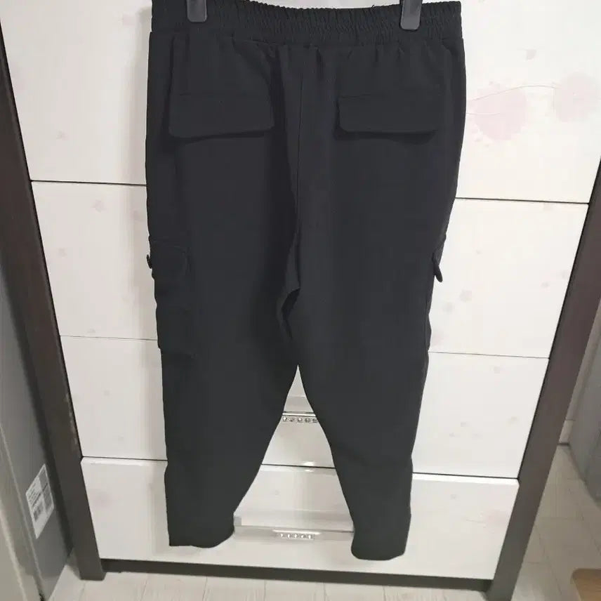[BUNJANG] Lee Sang Bong Black Jogger Pants with Waist Banding / 이상봉블랙가코조커바지밴딩