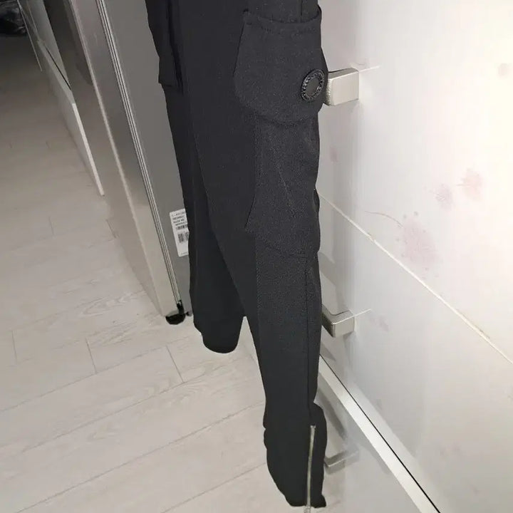 [BUNJANG] Lee Sang Bong Black Jogger Pants with Waist Banding / 이상봉블랙가코조커바지밴딩