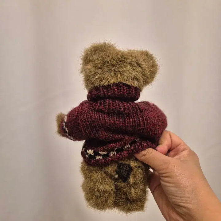 [BUNJANG] Knit Boys Bear Plush Toy / 니트 보이즈베어