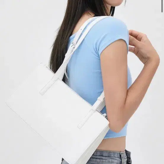 [BUNJANG] Kisyning Accordion Shoulder Bag Set White / 새제품/ 키시닝 아코디언 숄더백 set 화이트