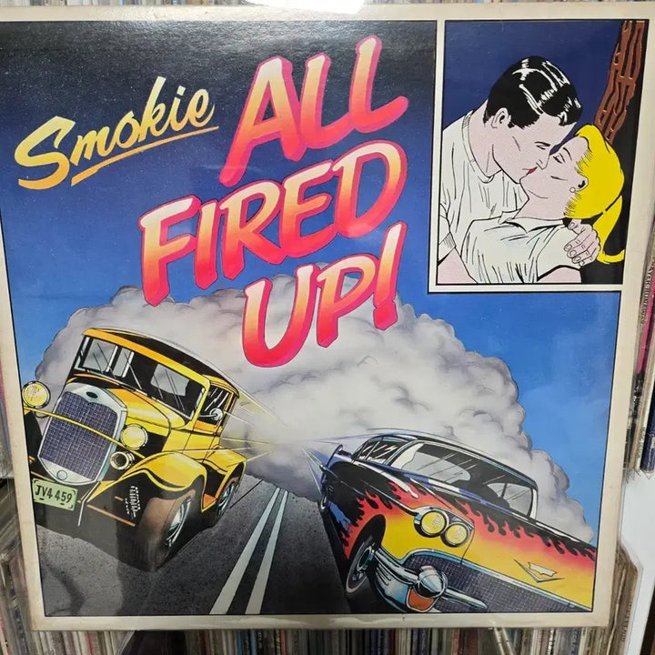 [BUNJANG] Smoky All Fired Up! LP Vinyl Mint Condition / 스모키 All Fired Up! LP판 민트급