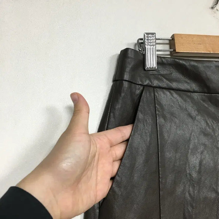 [BUNJANG] Lanvin Wide Half Leather Pants / 랑방 와이드 하프 레더 팬츠 67