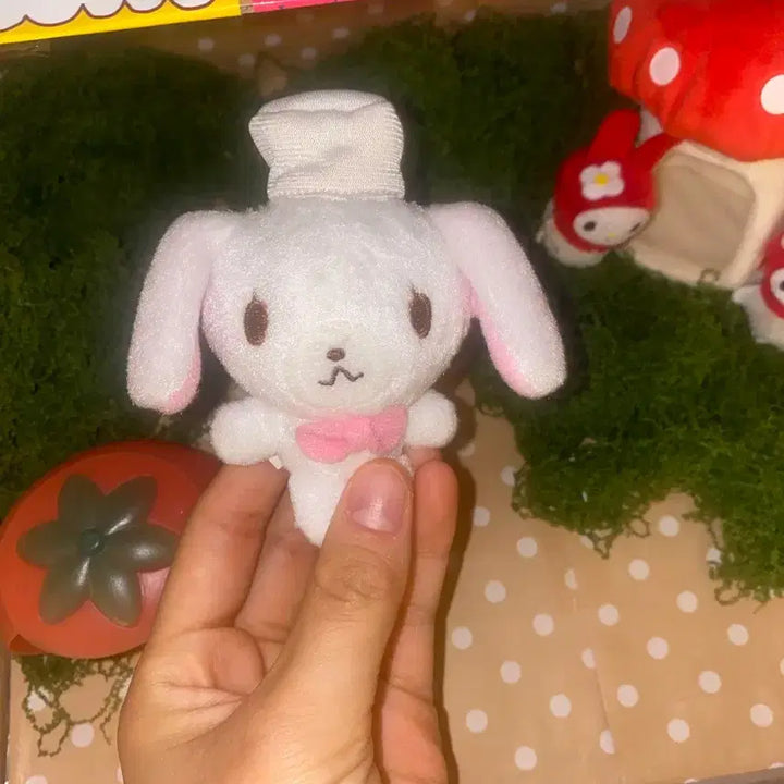[BUNJANG] Sugar Bunnies Shiro Usagi Mini Plush Doll (2007, Japan) / 레어! 2007 일본 고전 슈가바니즈 시로우사 인형 똥사이즈 미니 소형