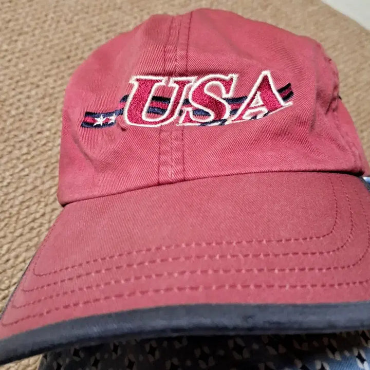[BUNJANG] USA Embroidered Ball Cap Hat / USA 자수 볼캡 모자