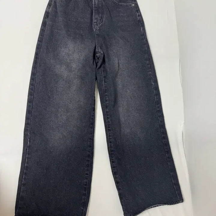 [BUNJANG] Naninggu Black Wide Denim Pants / 난닝구 블랙 와이드 데님
