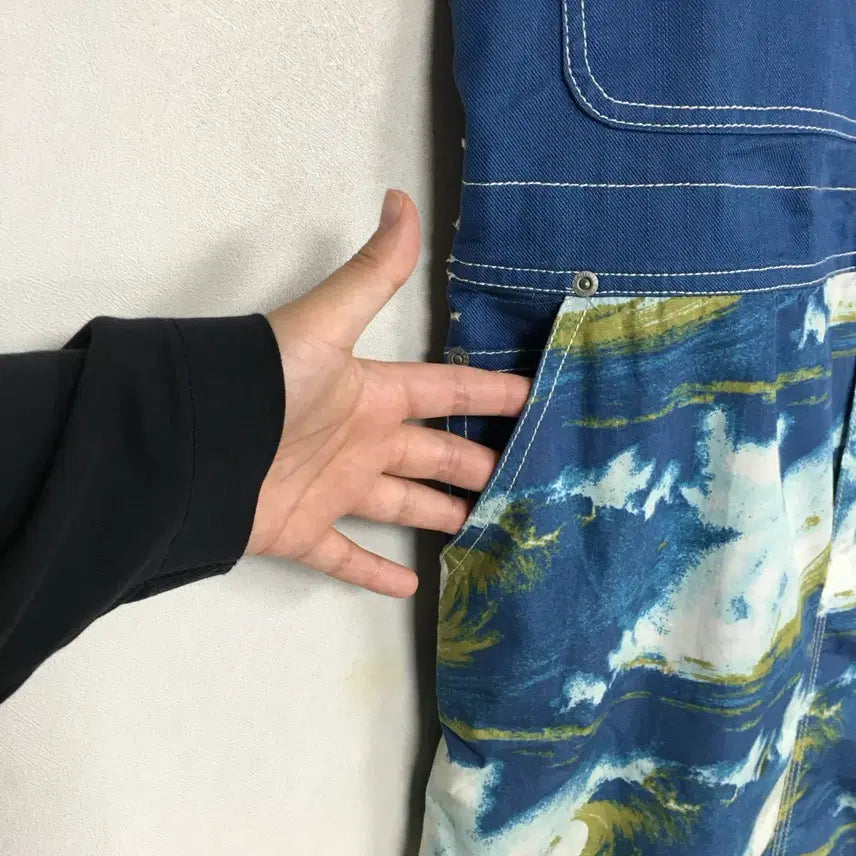 [BUNJANG] Oilily Overalls Long Dress Size 66 / 오일릴리 멜빵 롱 원피스 66