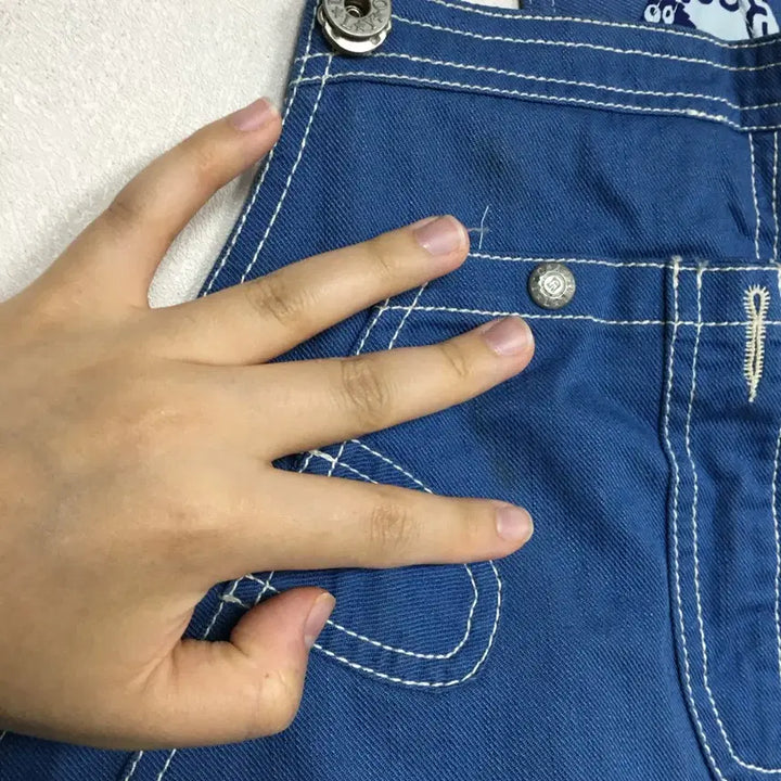 [BUNJANG] Oilily Overalls Long Dress Size 66 / 오일릴리 멜빵 롱 원피스 66