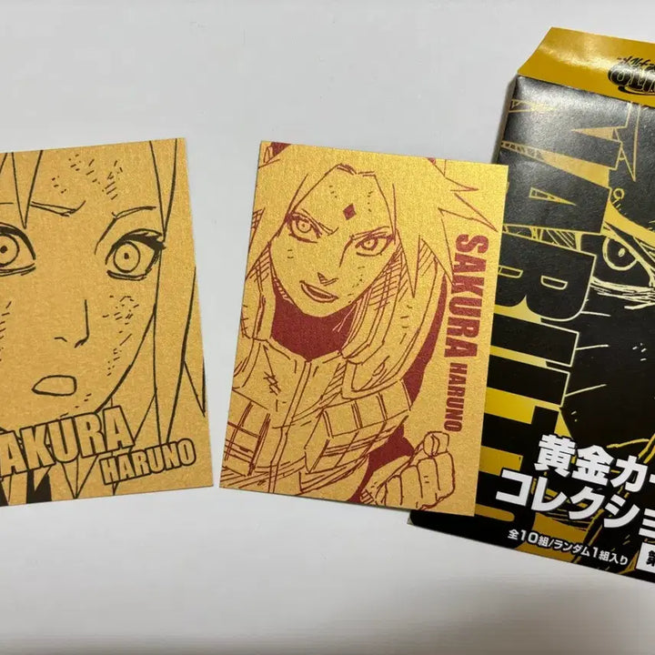 [BUNJANG] Jump Shop Naruto Sakura Golden Card / 점프샵 나루토 사쿠라 황금 카드