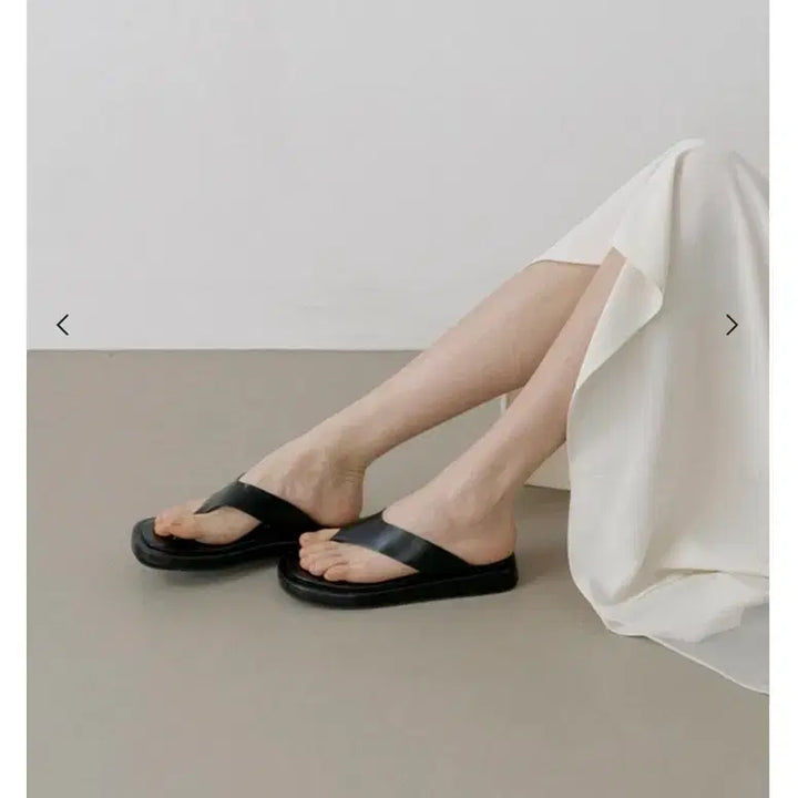 [BUNJANG] Around Yu The Semi Flip Flop Cream Size 225 / 어라운드율 더세미 플립플랍 크림 225사이즈 새상품