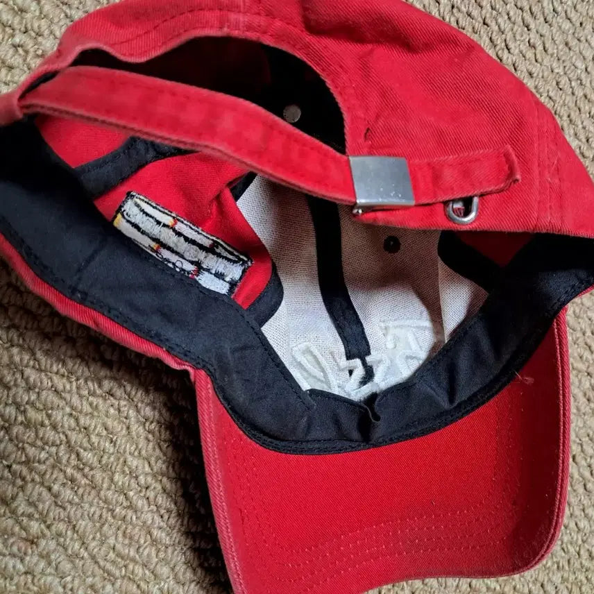 [BUNJANG] Fissler Red Logo Embroidered Ball Cap / Fissler 피슬러 빨간색 볼캡 모자