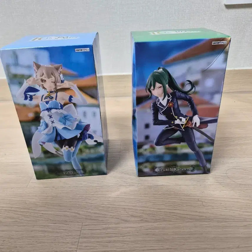 [BUNJANG] Re:Zero Crussh and Ferris Gigo Limited Edition Figure (Sealed) / 리제로 크루쉬 페리스 gigo 피규어