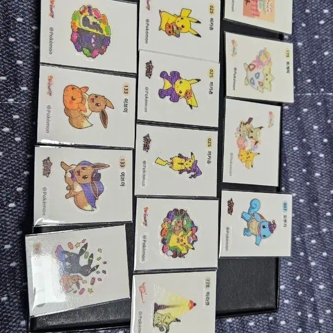 [BUNJANG] Pokemon Halloween/Lovely Sticker Collection Set / 포켓몬 할로윈/러블리 띠부씰 교환/ 판매