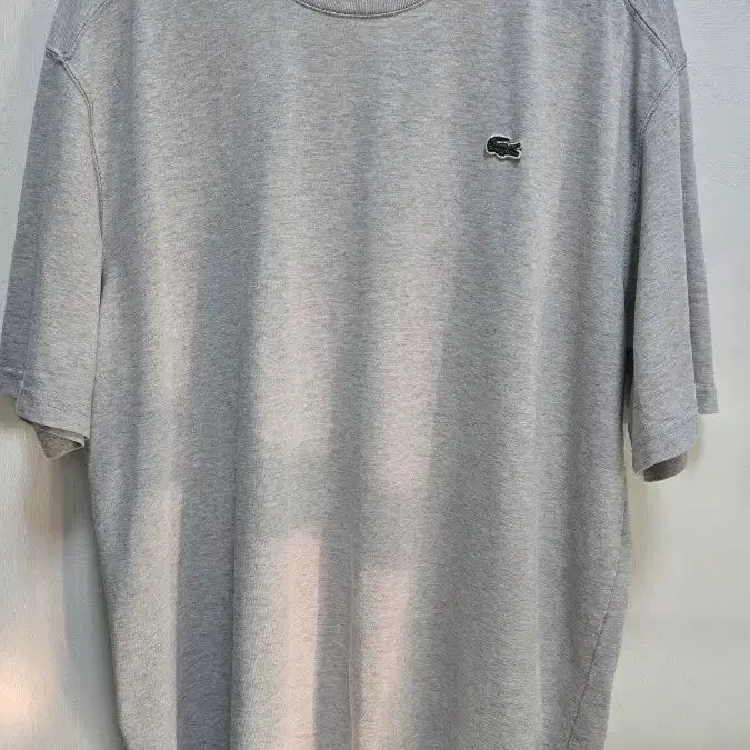 [BUNJANG] Lacoste Gray Short-Sleeve T-Shirt / 라코스테 반팔 티셔츠 회색