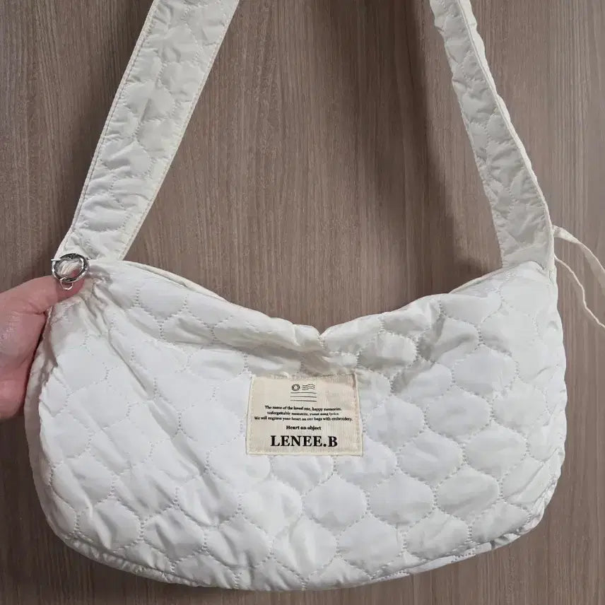 [BUNJANG] LENEB Waffle String Bag Ivory / 레니비 와플 스트링백 아이보리