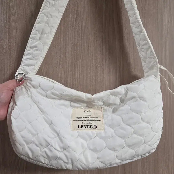 [BUNJANG] LENEB Waffle String Bag Ivory / 레니비 와플 스트링백 아이보리