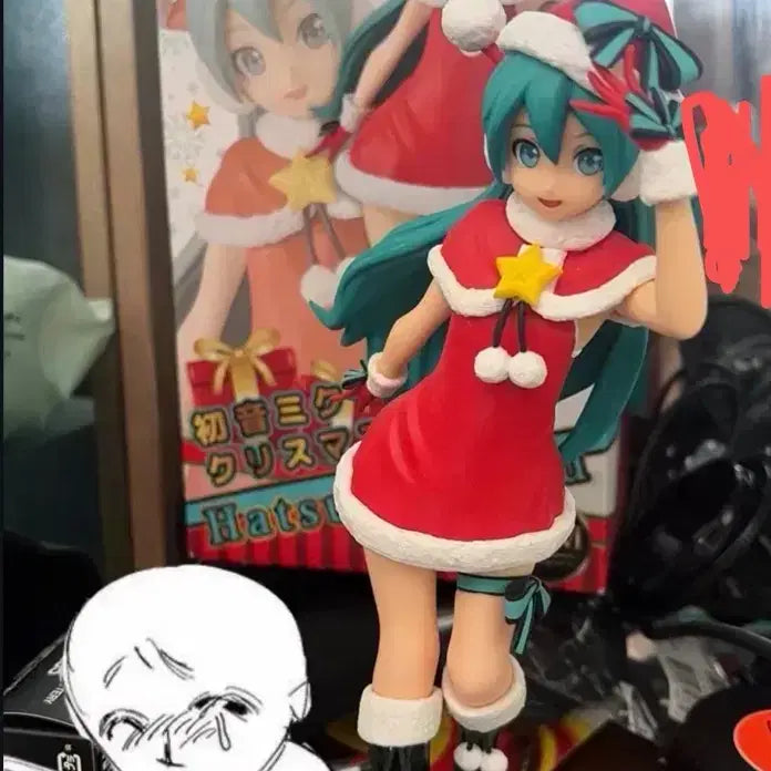 [BUNJANG] Sega Project DIVA Hatsune Miku Christmas Figure / 세가 Project DIVA 하츠네미쿠 크리스마스 피규어