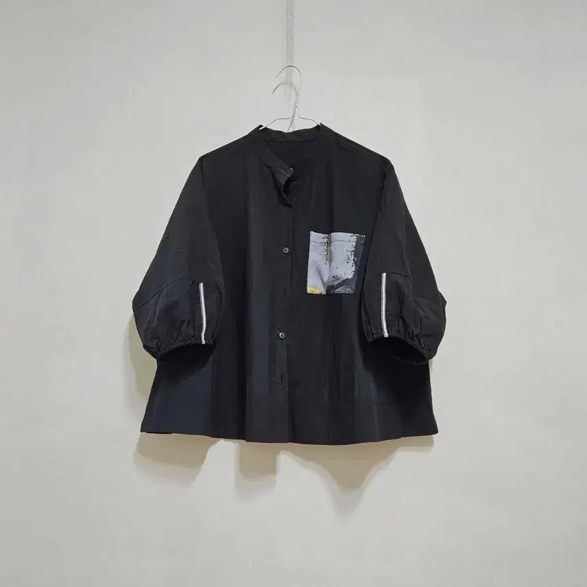 [BUNJANG] Boxy Blouse with Pocket / 바스락 박시 블랏