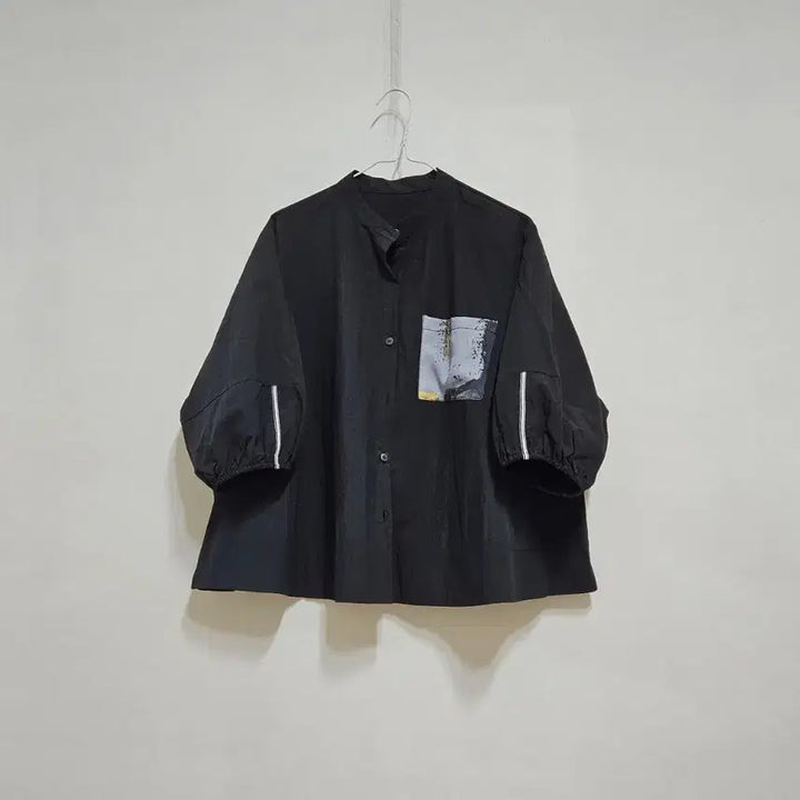 [BUNJANG] Boxy Blouse with Pocket / 바스락 박시 블랏