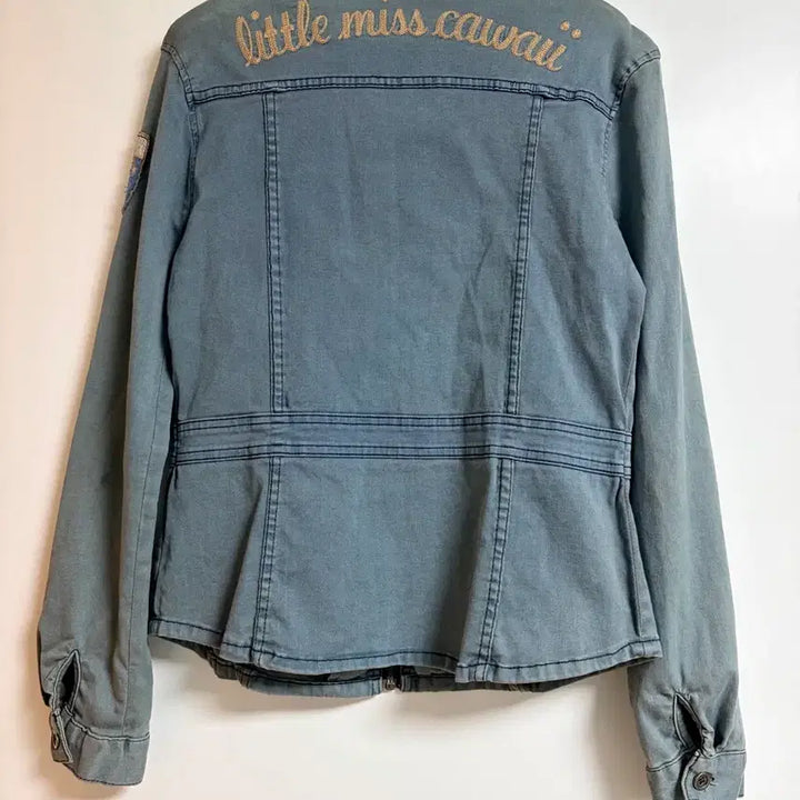 [BUNJANG] Vintage Denim Jacket with Patch Details / 예쁜 빈티지 데님 자켓