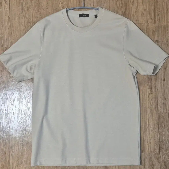 [BUNJANG] Theory Relayer Jersey Short Sleeve T-Shirt Beige M / 띠어리 릴레이저지 반팔티 M 사이즈 (베이지)