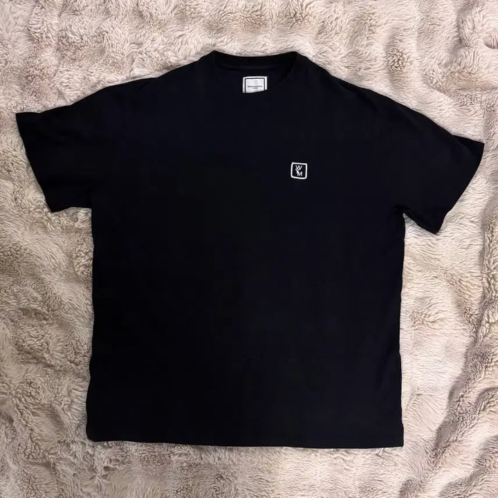 [BUNJANG] Wooyoungmi Black Back Logo T-Shirt Size 50 / [정품/50s] 우영미 백로고 반팔 블랙