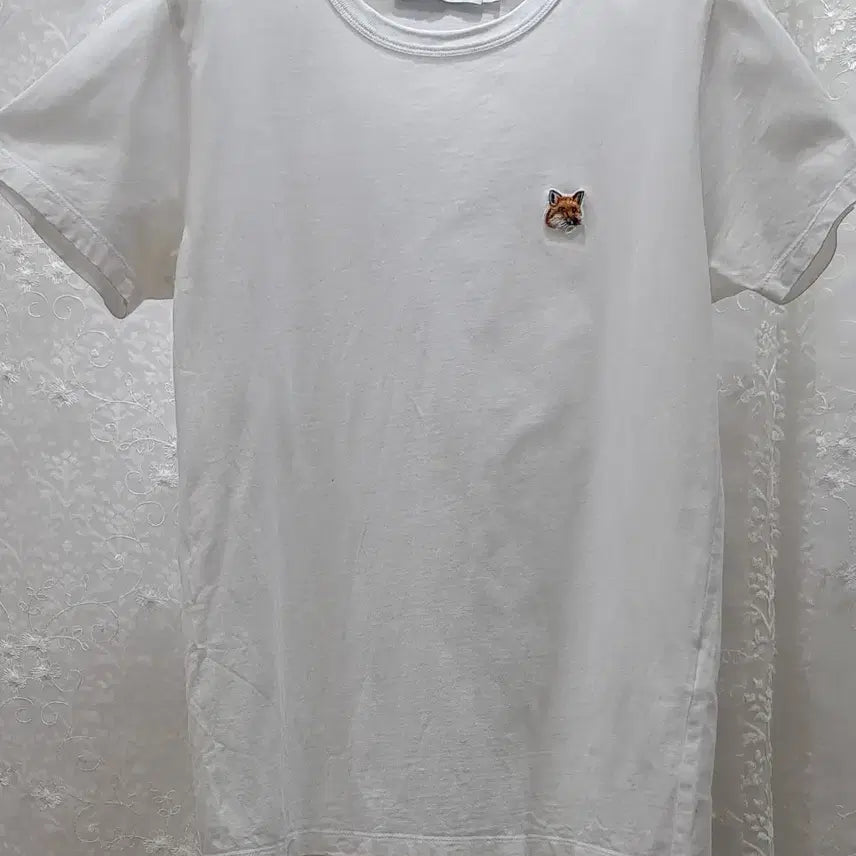 [BUNJANG] Maison Kitsuné Cotton T-shirt White / 메종키츠네  면티셔츠  90