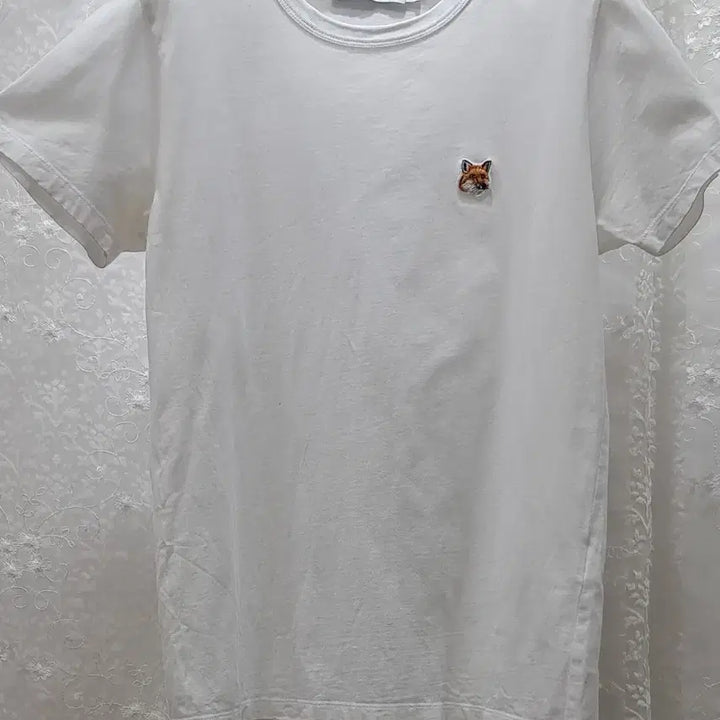 [BUNJANG] Maison Kitsuné Cotton T-shirt White / 메종키츠네  면티셔츠  90