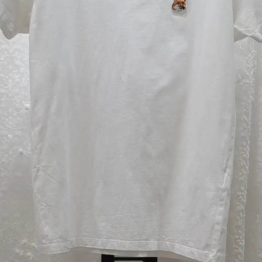 [BUNJANG] Maison Kitsuné Cotton T-shirt White / 메종키츠네  면티셔츠  90