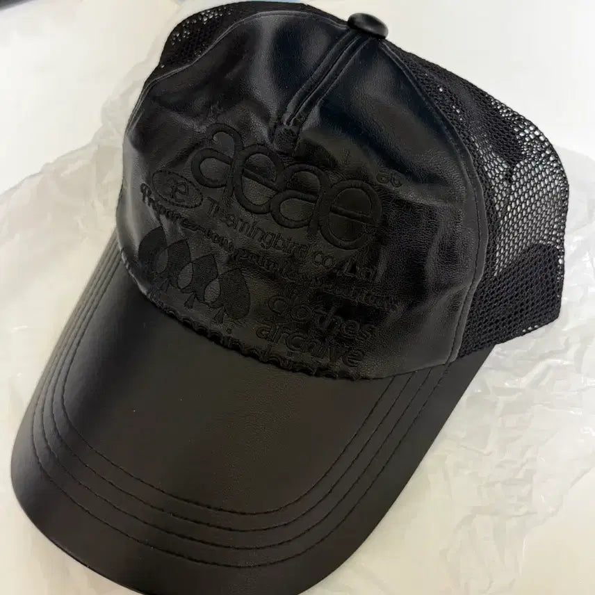 [BUNJANG] aeae X treemingbird Collaboration Leather Ball Cap / aeae X 트리밍버드 treemingbird 콜라보 레더 모자 볼캡