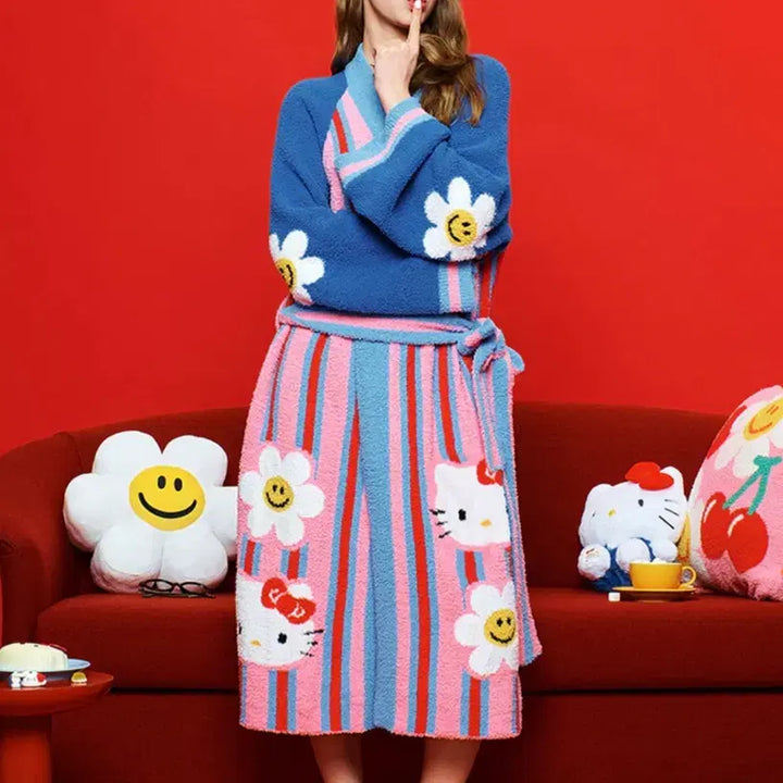 [BUNJANG] Wiggle Wiggle Hello Kitty Collaboration Robe / 위글위글 헬로키티 로브 새상품