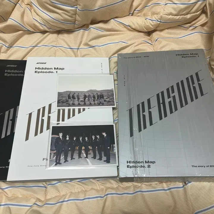[BUNJANG] ATEEZ Hidden Map Episode 1 &amp; 2 Photobook / 에이티즈 Hidden Map Episode 1,2