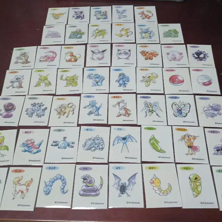 [BUNJANG] Pokemon 30th Anniversary Retro Artwork Ttibu Seal / 포켓몬 레트로 30주년 아트웍 띠부씰 판매(가격인하)