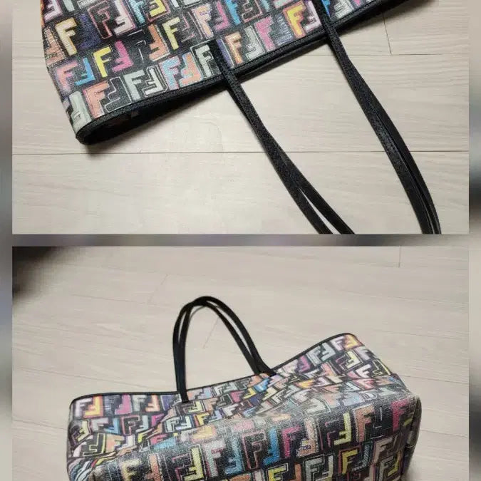 [BUNJANG] Fendi FF Logo Multicolor Shoulder Bag / 펜디 FF 로고 멀티컬러 숄더백