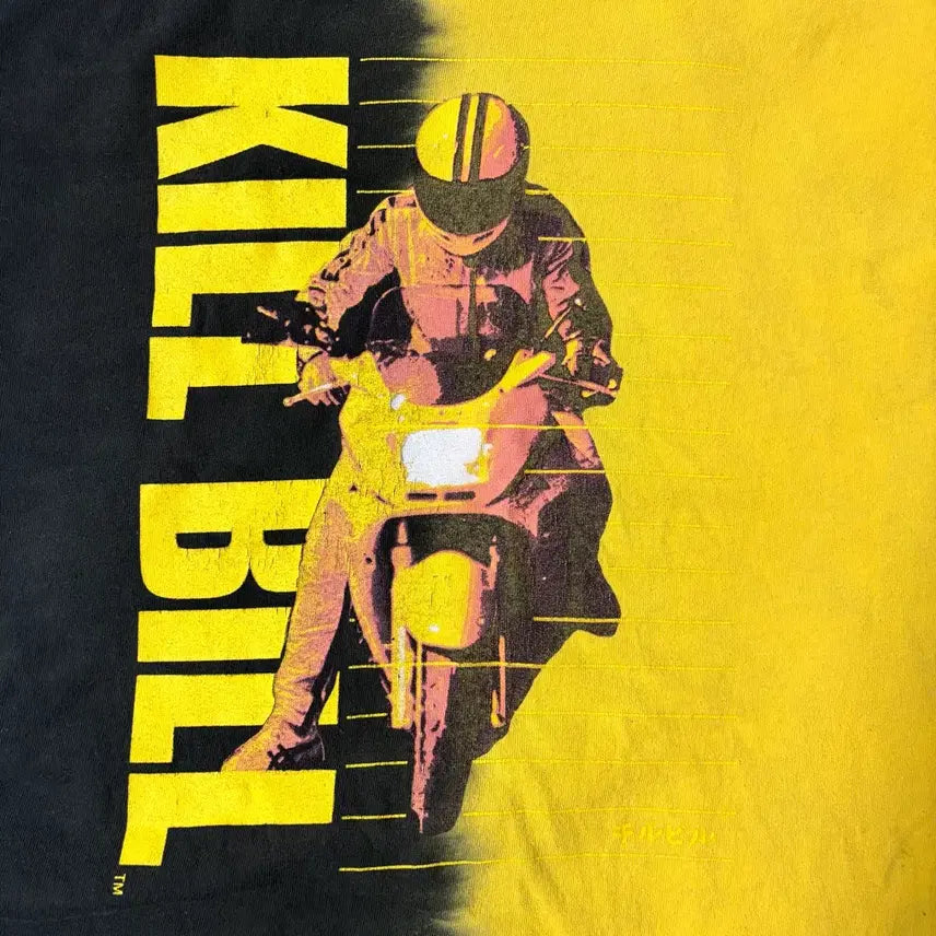 [BUNJANG] Kill Bill Tie-Dye T-Shirt with Pushwagner Keychain / 킬빌 타이다이 티셔츠 (+푸쉬웨건 키링)