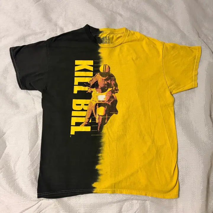 [BUNJANG] Kill Bill Tie-Dye T-Shirt with Pushwagner Keychain / 킬빌 타이다이 티셔츠 (+푸쉬웨건 키링)