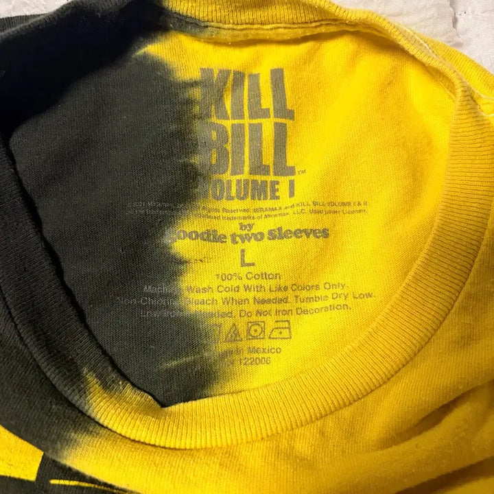 [BUNJANG] Kill Bill Tie-Dye T-Shirt with Pushwagner Keychain / 킬빌 타이다이 티셔츠 (+푸쉬웨건 키링)