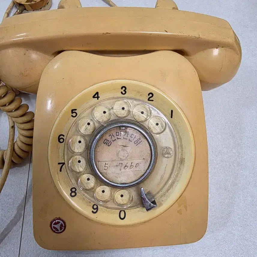 [BUNJANG] Vintage Rotary Dial Telephone - Ivory / 빈티지 다이얼 전화기 아이보리