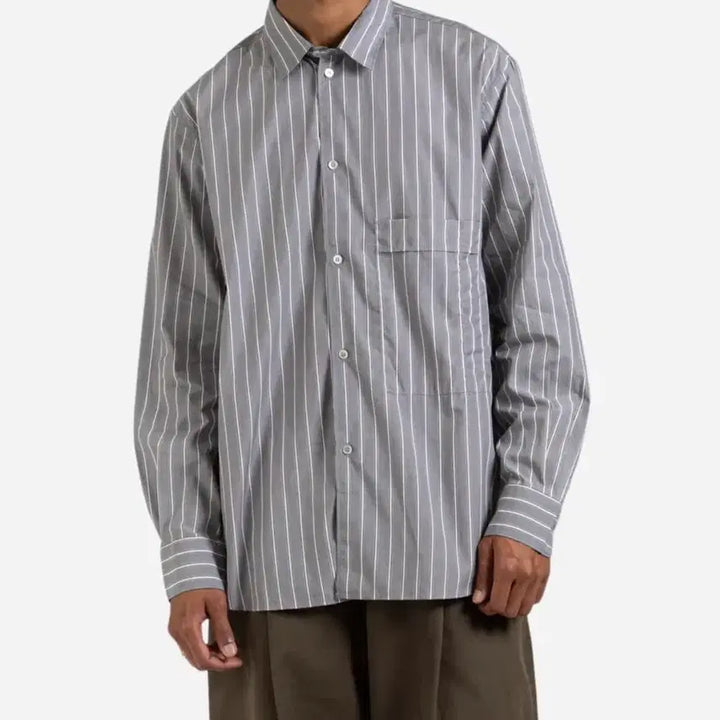 [BUNJANG] Studio Nicholson SANTO Stripe Shirt / [새상품/M] 스튜디오 니콜슨 SANTO 스트라이프 셔츠
