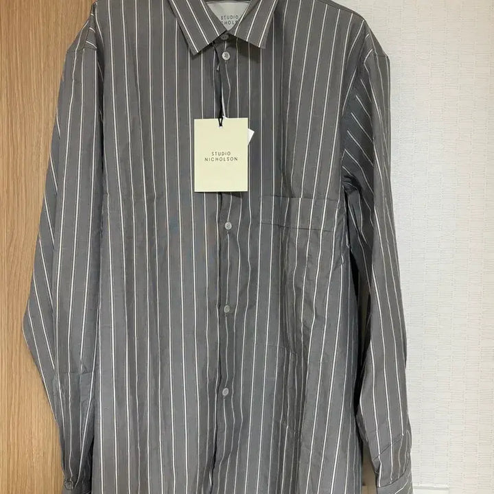 [BUNJANG] Studio Nicholson SANTO Stripe Shirt / [새상품/M] 스튜디오 니콜슨 SANTO 스트라이프 셔츠