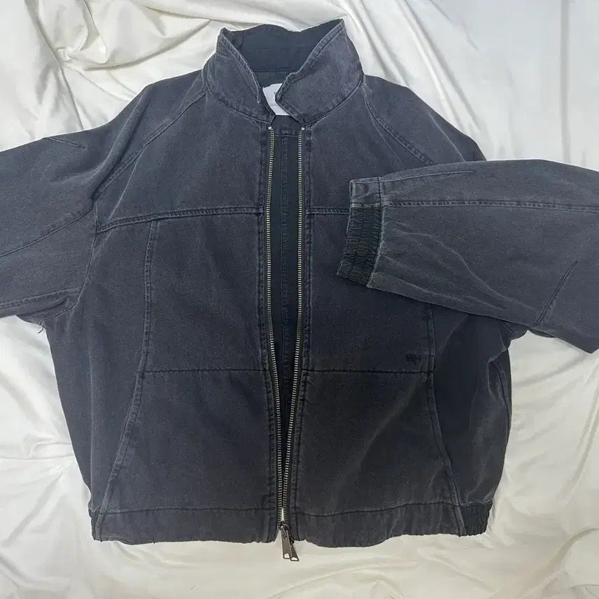 [BUNJANG] No Manual Black Denim Jacket / 노메뉴얼 흑청 자켓