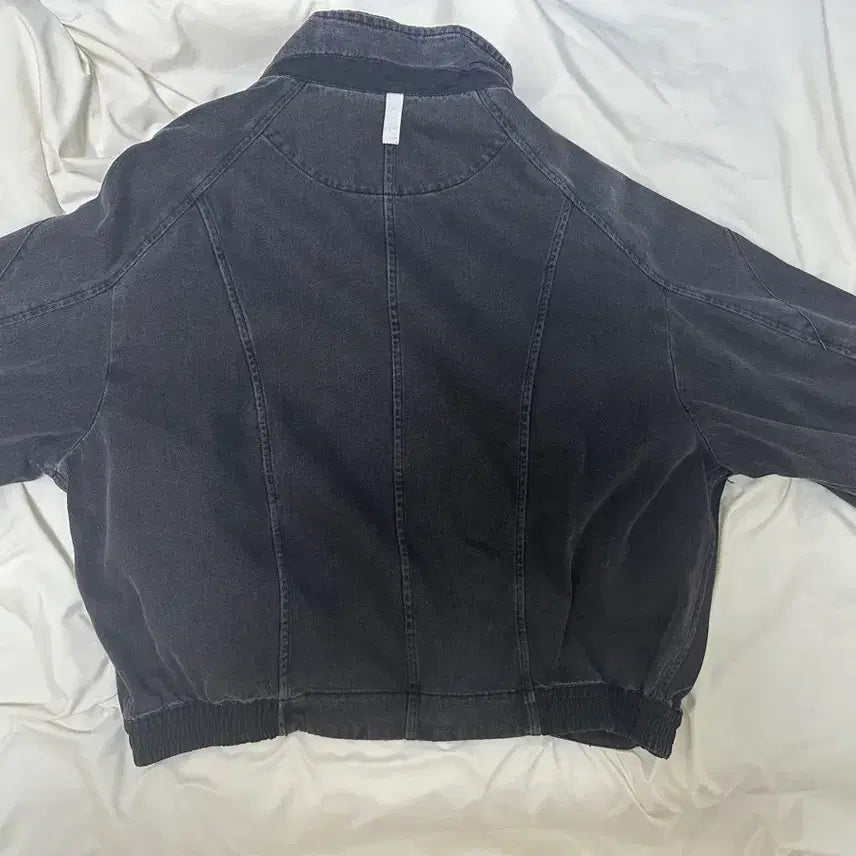 [BUNJANG] No Manual Black Denim Jacket / 노메뉴얼 흑청 자켓