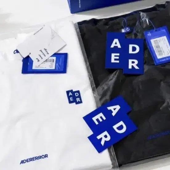[BUNJANG] Ader Error Oversized Short Sleeve T-Shirt (White/Black) / 아더에러 반팔 티셔츠 화이트/블랙