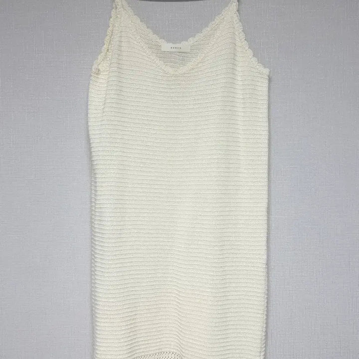 [BUNJANG] ONCE Crochet Knit Dress Cream / 온스 크로셰 니트 원피스 크림 새상품