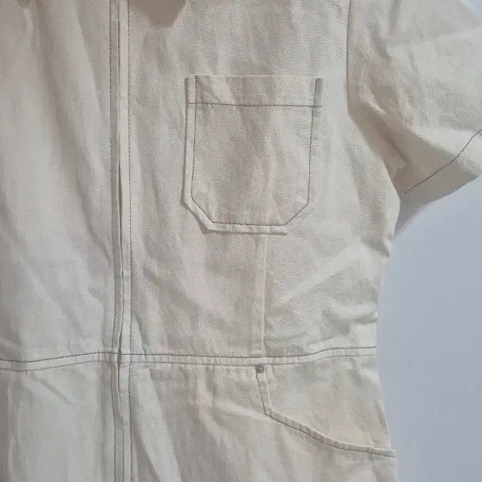 [BUNJANG] Ivory Short-Sleeve Dress / 아이보리 반팔 원피스