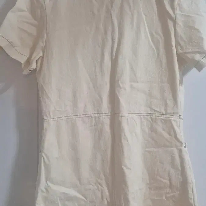 [BUNJANG] Ivory Short-Sleeve Dress / 아이보리 반팔 원피스