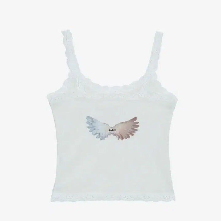 [BUNJANG] as if 90s ANGEL WINGS SLEEVELESS White / 에즈이프캘리 ANGEL WINGS SLEEVELESS 화이트