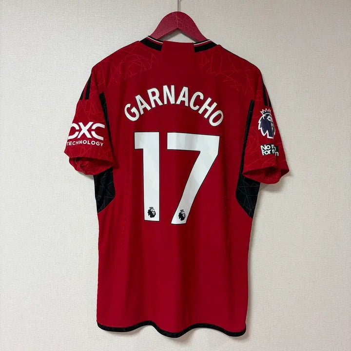 [BUNJANG] Manchester United 23-24 Garnacho Authentic Home Jersey / 23-24 맨유 홈 어센틱 가르나초 판매