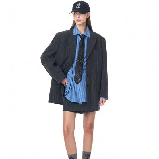 [BUNJANG] Grove Lewis Jacket Charcoal / 그로브 루이스자켓 차콜 (새상품)